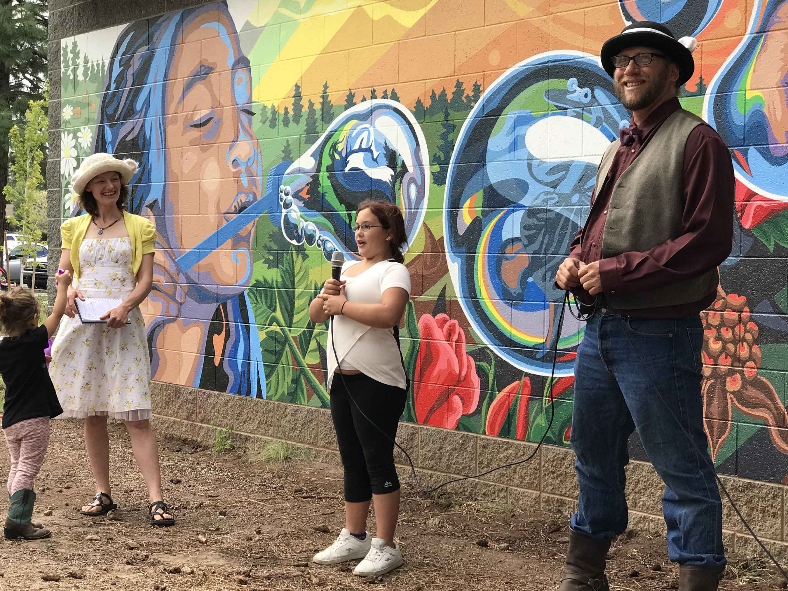 Bushmaster Park Mural Unveiling W. Community 9